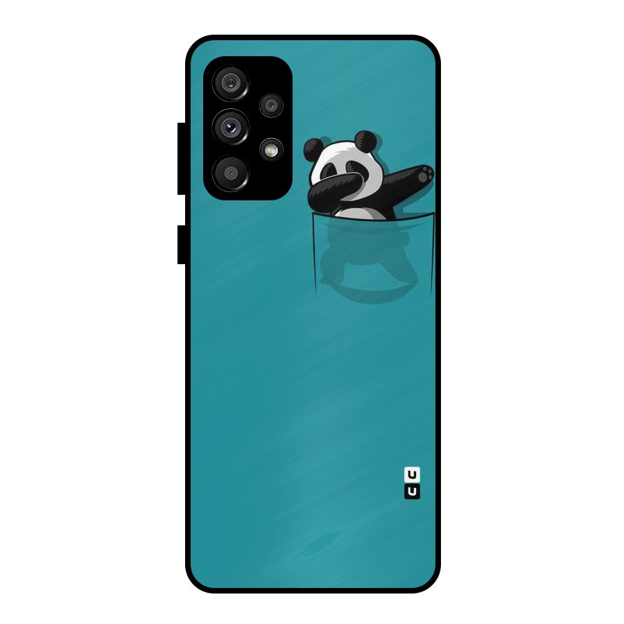 Panda Dabbing Away Metal Back Case for Galaxy A73 5G
