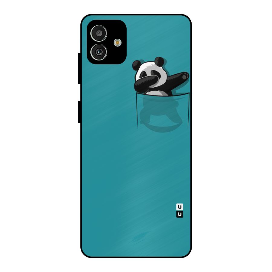 Panda Dabbing Away Metal Back Case for Galaxy M13 5G