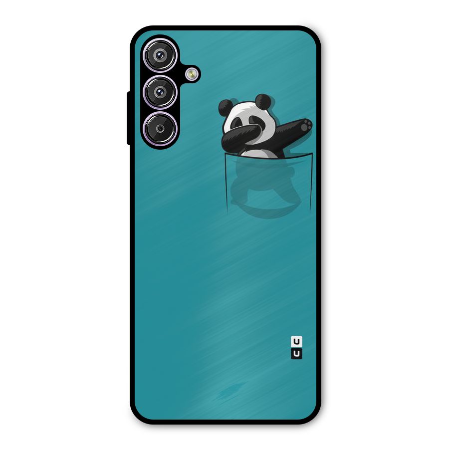 Panda Dabbing Away Metal Back Case for Galaxy M15