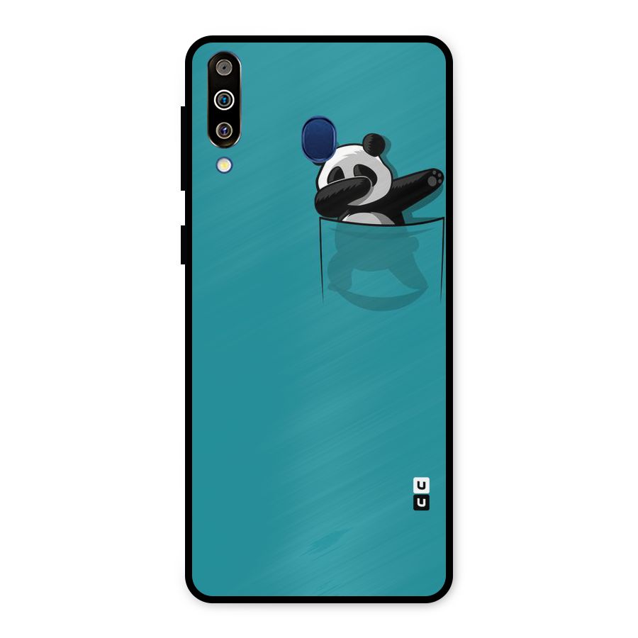 Panda Dabbing Away Metal Back Case for Galaxy M30