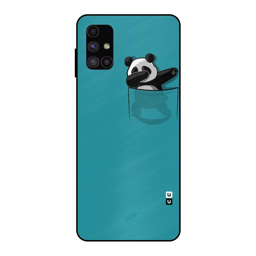 Panda Dabbing Away Metal Back Case for Galaxy M51