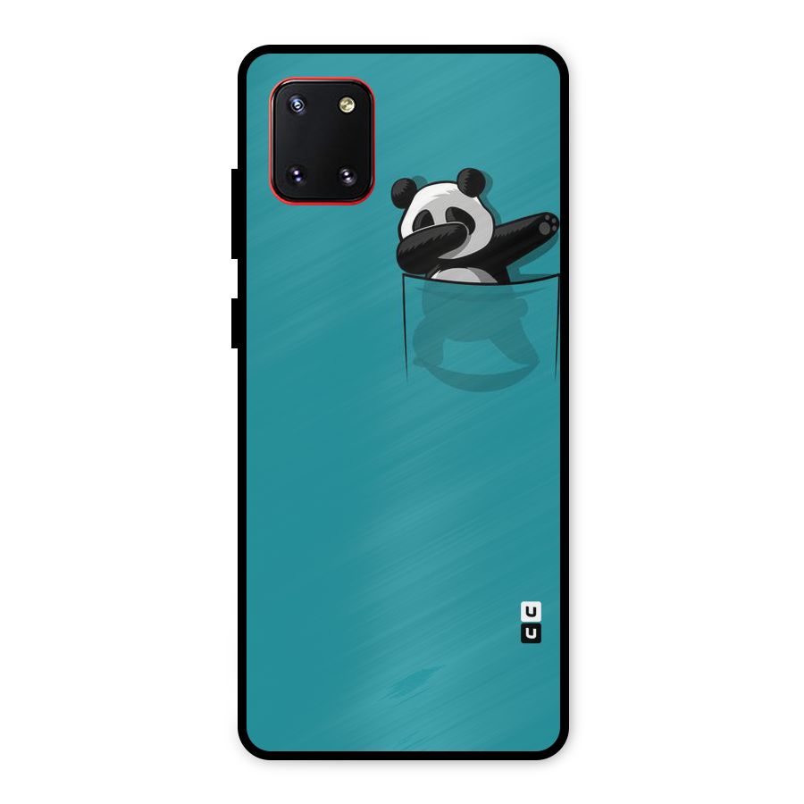 Panda Dabbing Away Metal Back Case for Galaxy Note 10 Lite