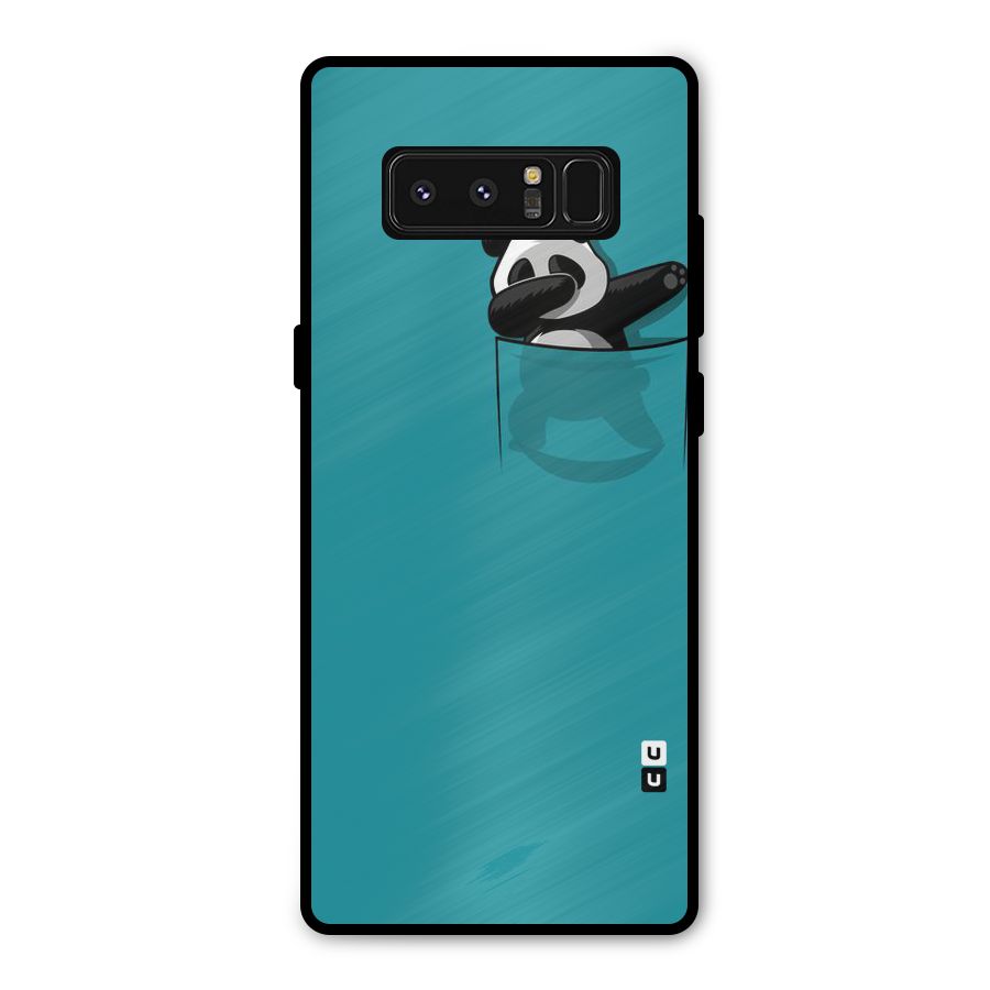 Panda Dabbing Away Metal Back Case for Galaxy Note 8