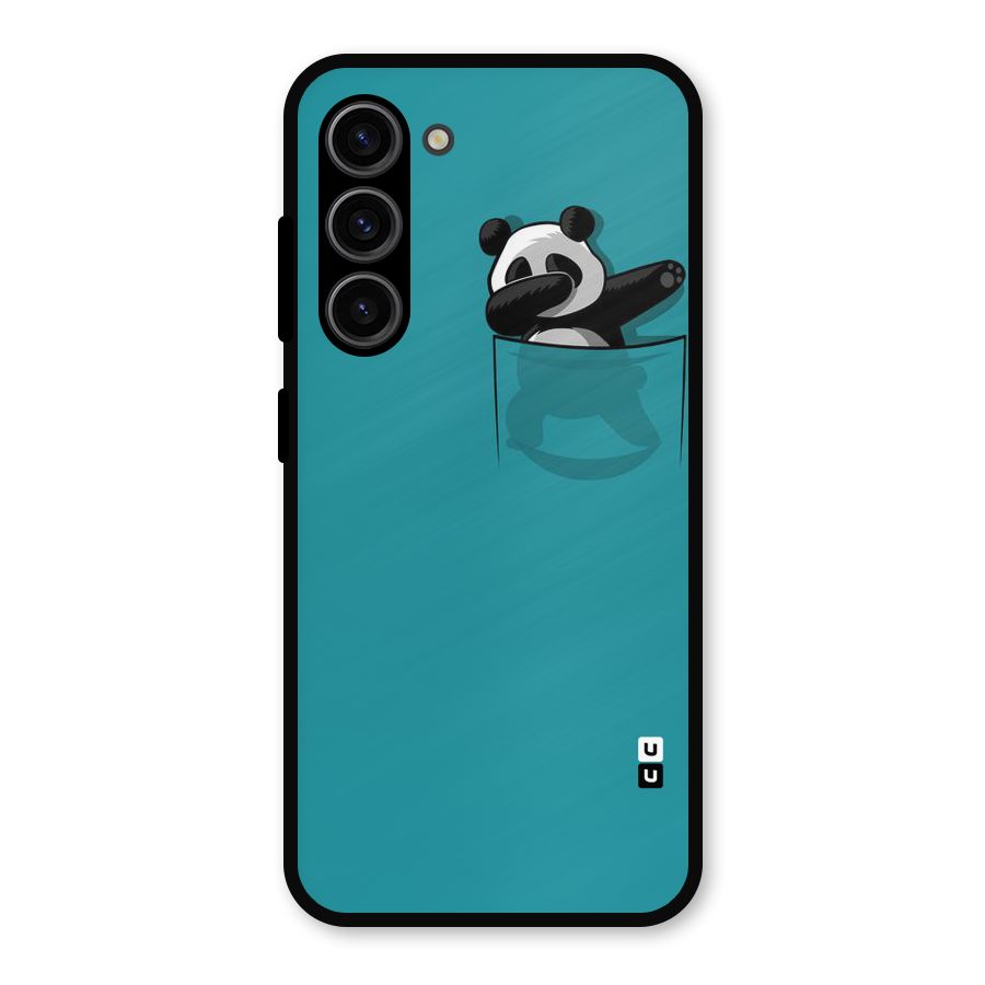 Panda Dabbing Away Metal Back Case for Galaxy S23