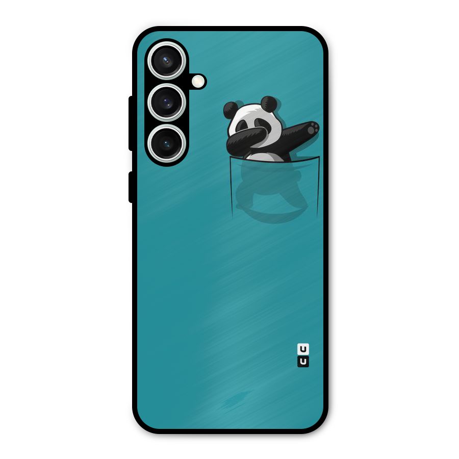 Panda Dabbing Away Metal Back Case for Galaxy S23 FE