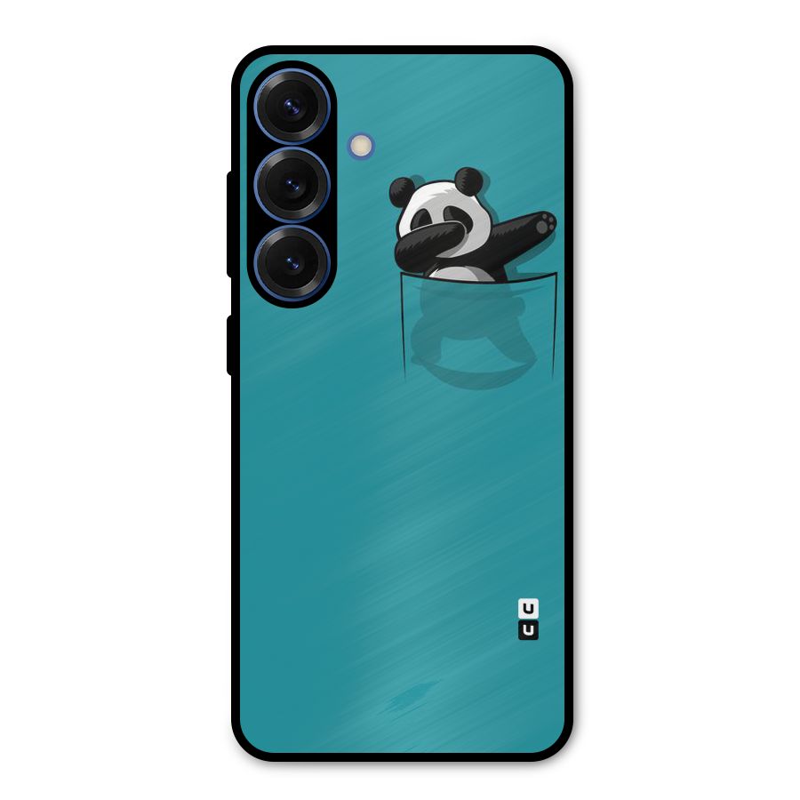 Panda Dabbing Away Metal Back Case for Galaxy S25