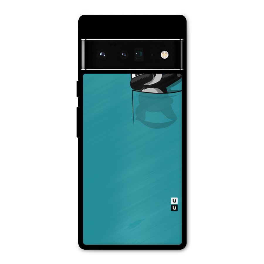 Panda Dabbing Away Metal Back Case for Google Pixel 6 Pro