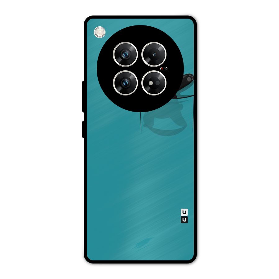 Panda Dabbing Away Metal Back Case for Infinix Zero 40 5G