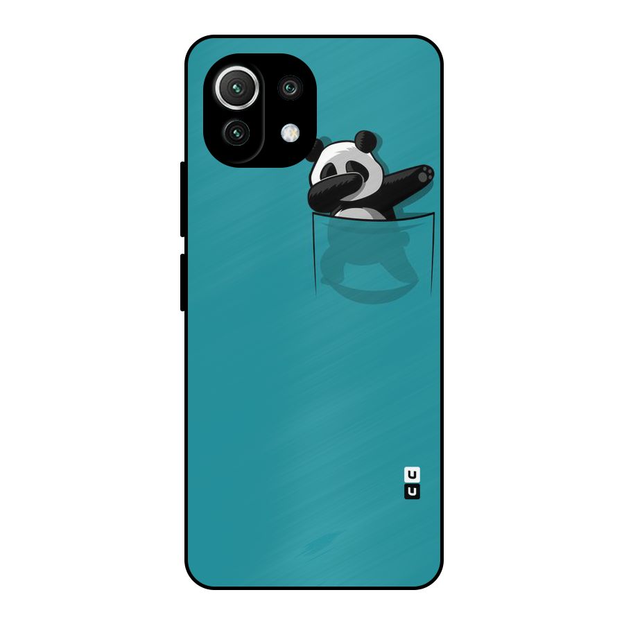 Panda Dabbing Away Metal Back Case for Mi 11 Lite NE 5G
