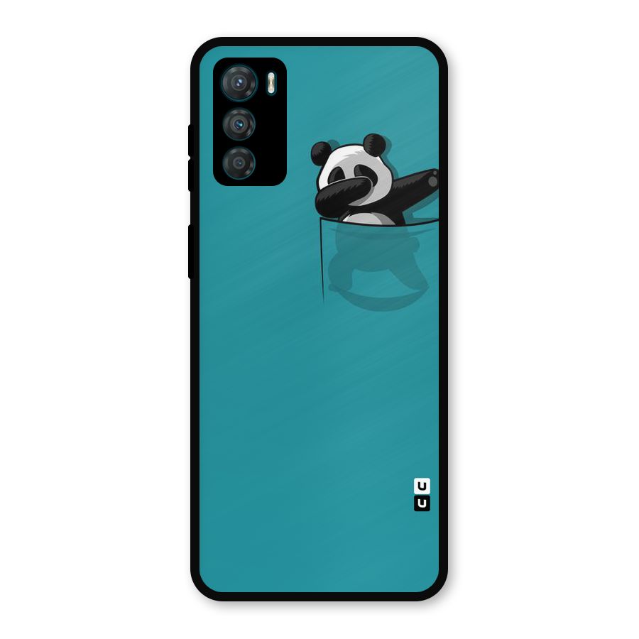Panda Dabbing Away Metal Back Case for Moto G42