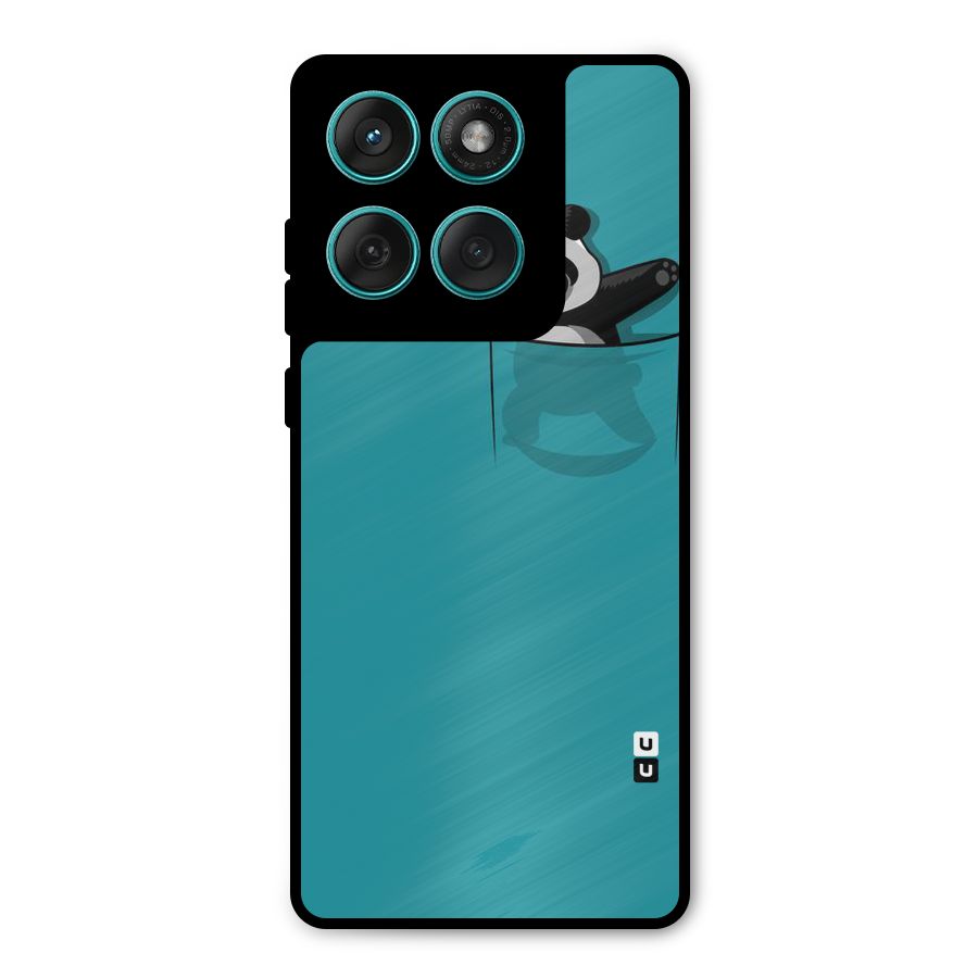 Panda Dabbing Away Metal Back Case for Motorola Edge 60 Fusion