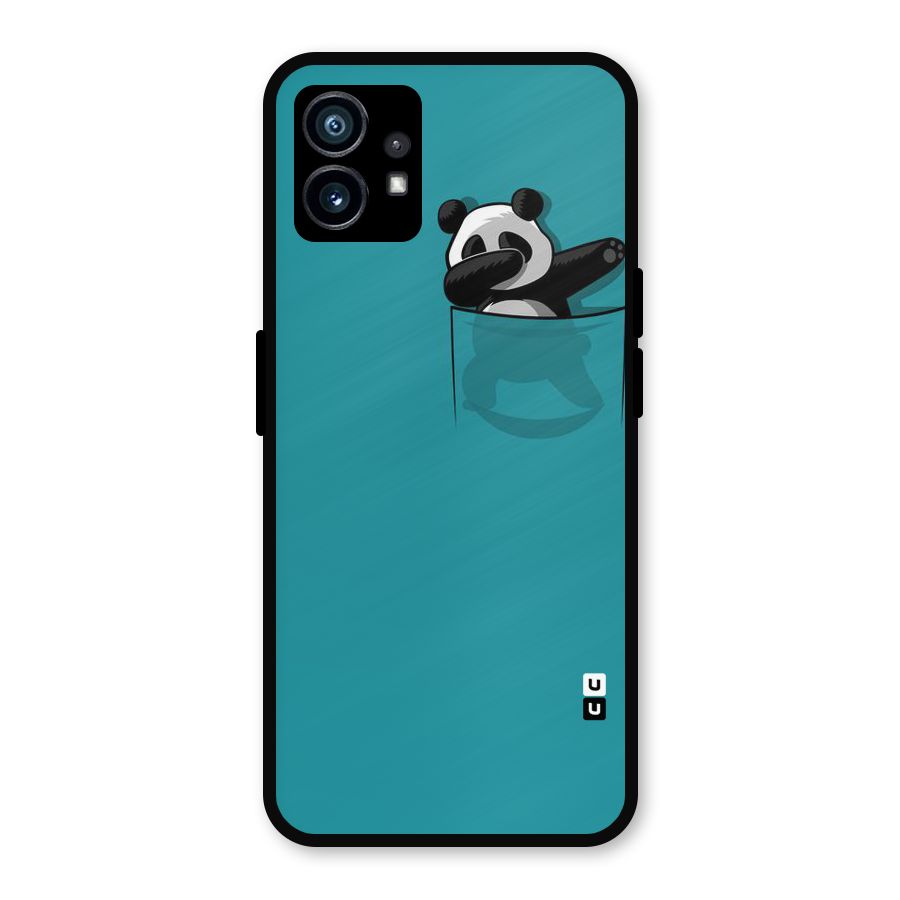 Panda Dabbing Away Metal Back Case for Nothing Phone 1