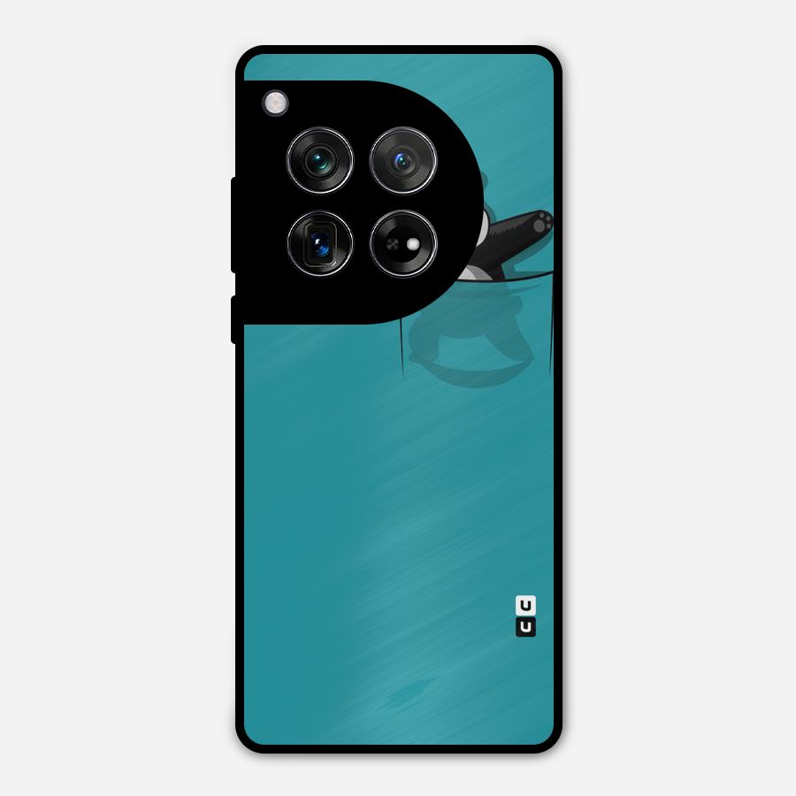 Panda Dabbing Away Metal Back Case for OnePlus 12