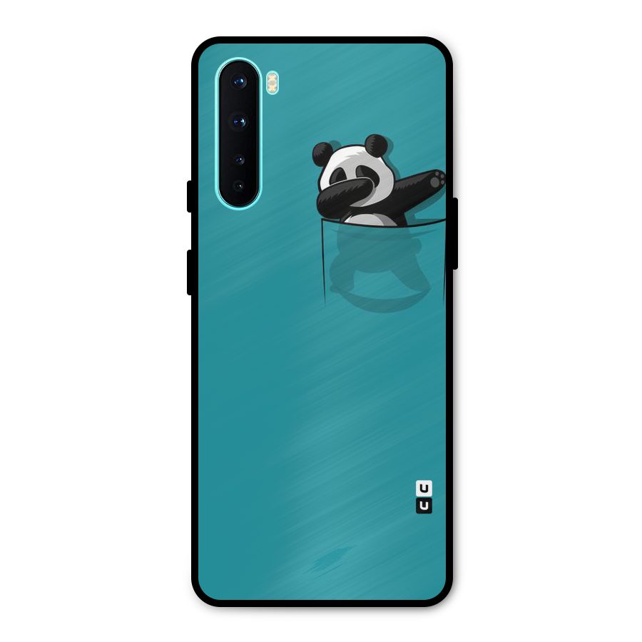 Panda Dabbing Away Metal Back Case for OnePlus Nord