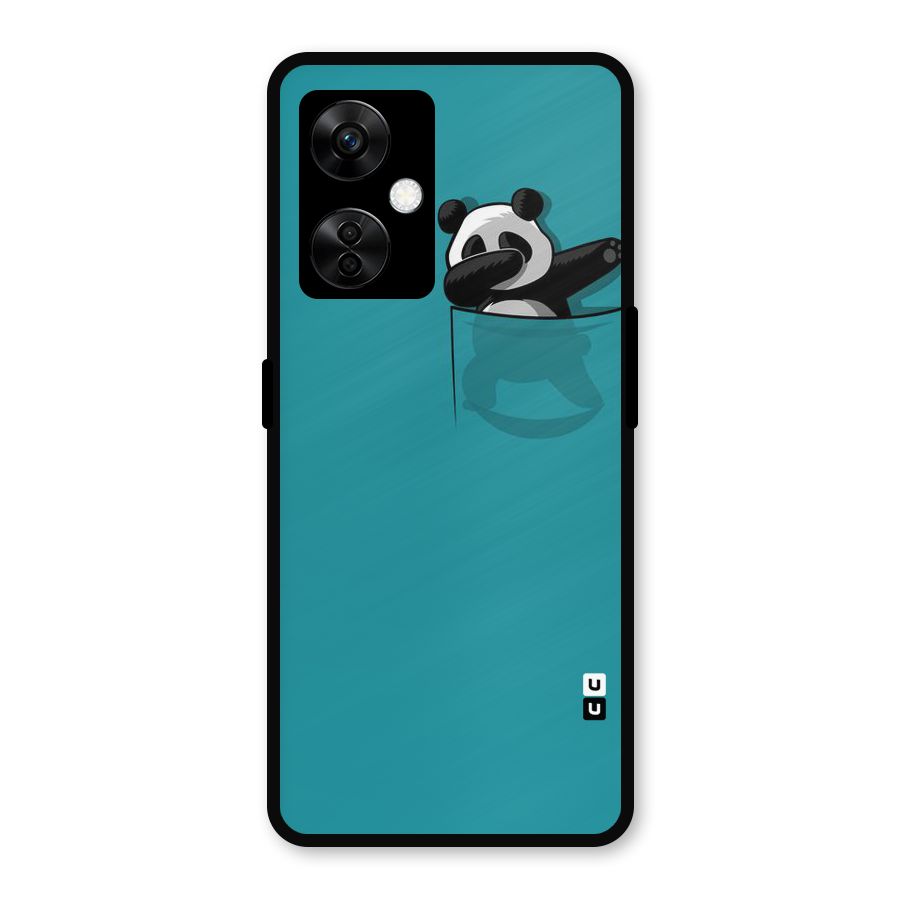 Panda Dabbing Away Metal Back Case for OnePlus Nord CE 3 Lite