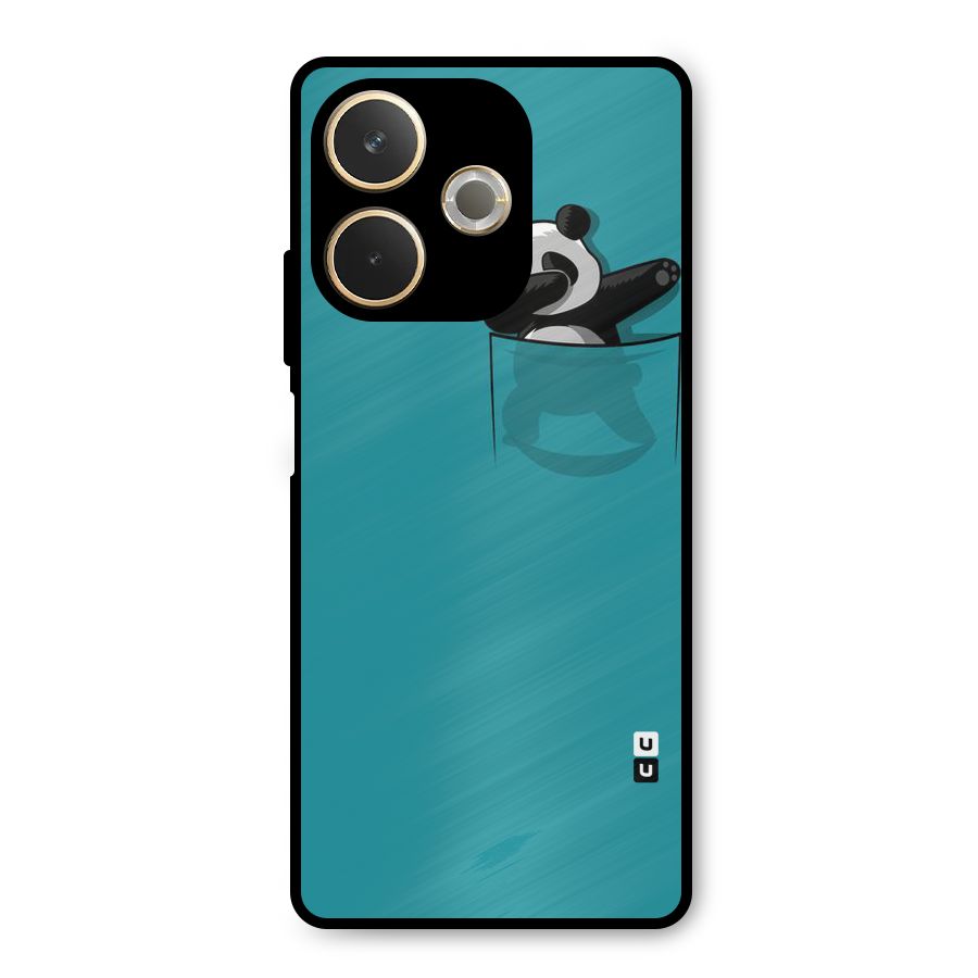 Panda Dabbing Away Metal Back Case for Oppo A5 Pro