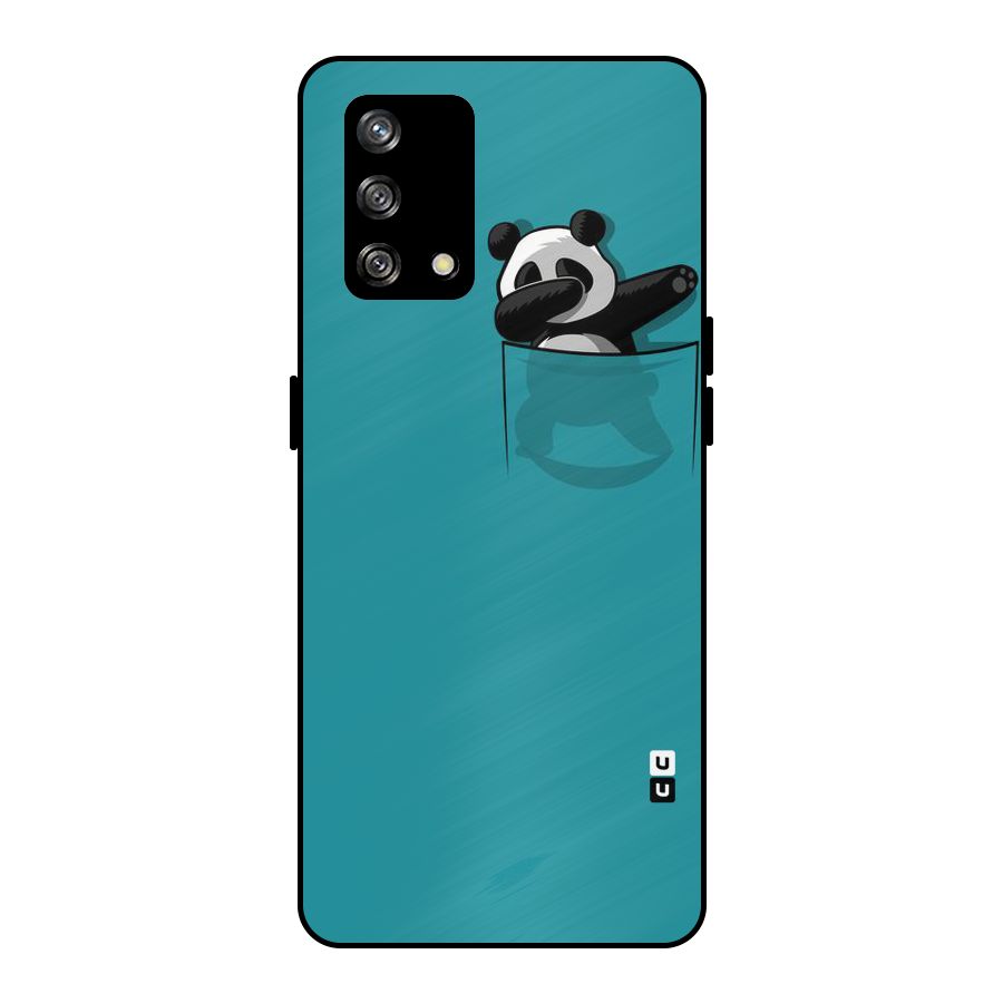 Panda Dabbing Away Metal Back Case for Oppo F19