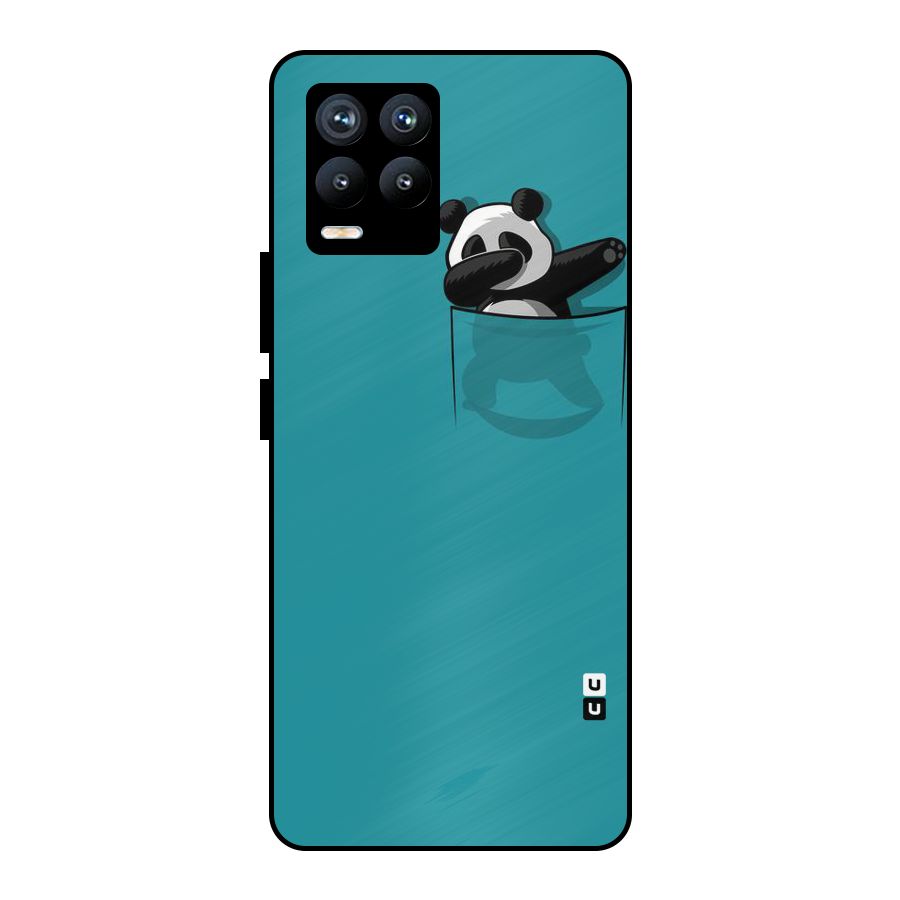 Panda Dabbing Away Metal Back Case for Realme 8 Pro