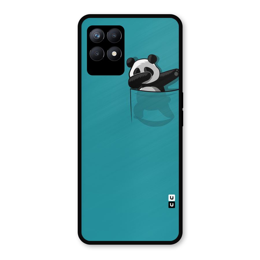 Panda Dabbing Away Metal Back Case for Realme 8i