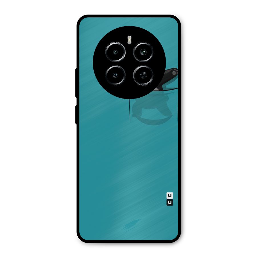 Panda Dabbing Away Metal Back Case for Realme P1