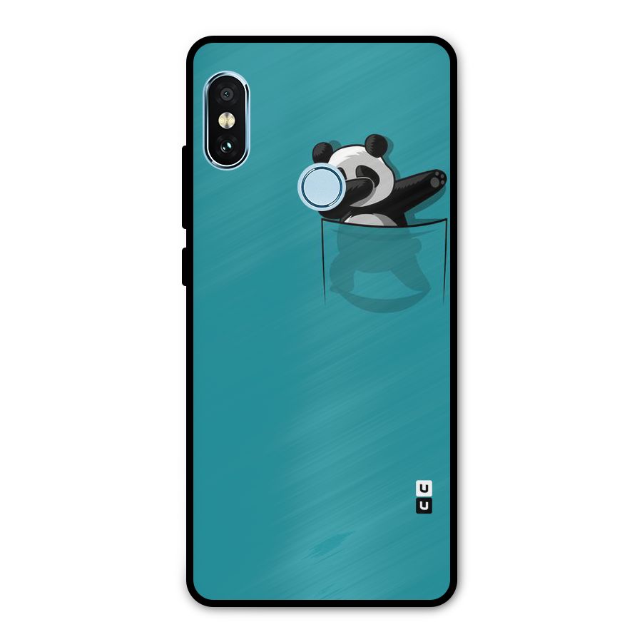 Panda Dabbing Away Metal Back Case for Redmi Note 5 Pro