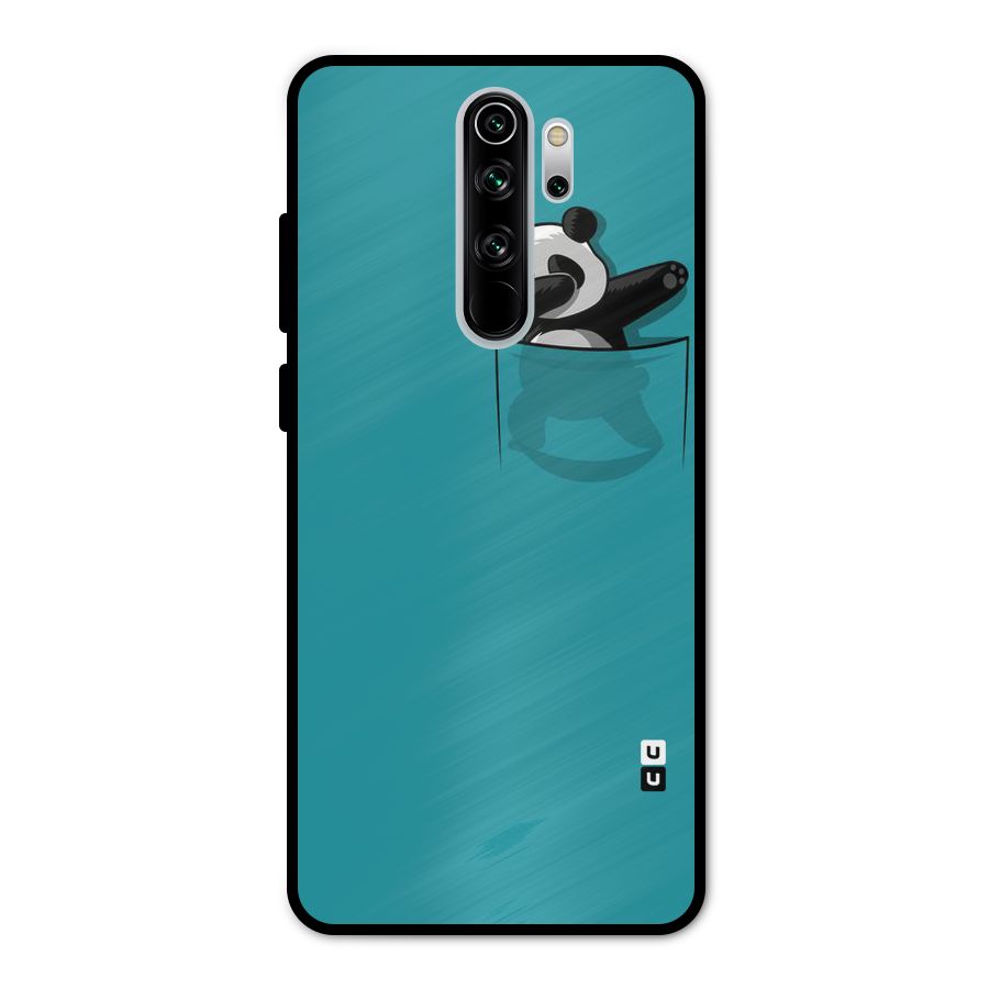 Panda Dabbing Away Metal Back Case for Redmi Note 8 Pro