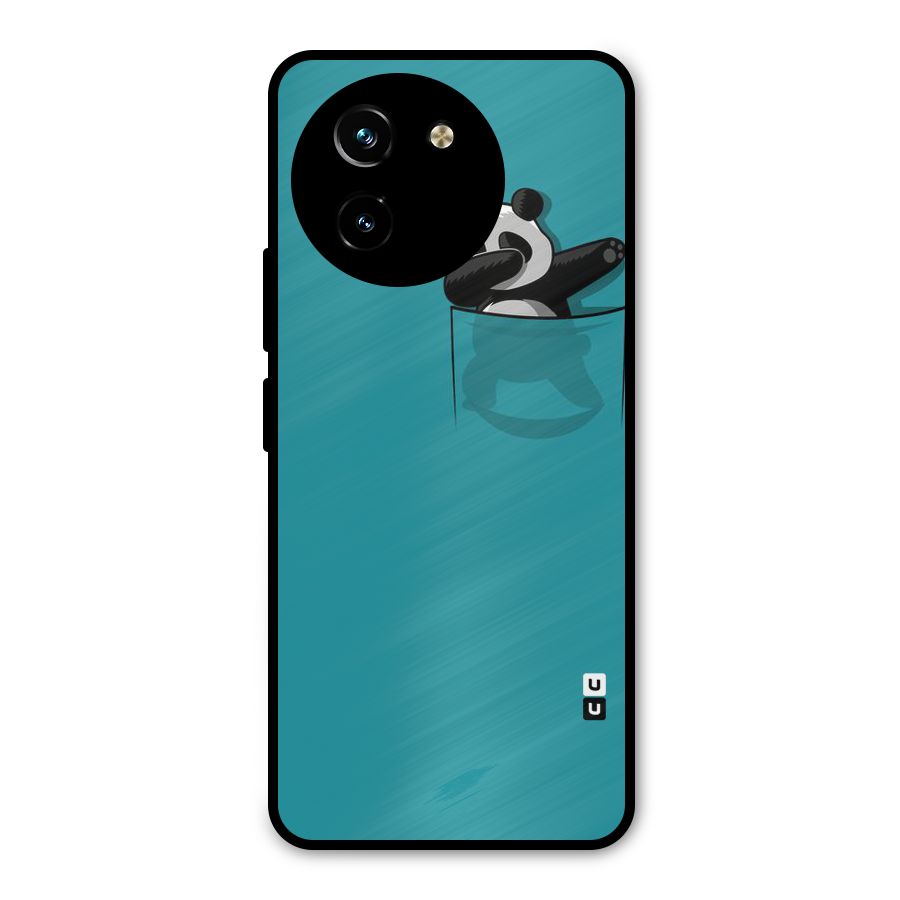 Panda Dabbing Away Metal Back Case for Vivo T3x