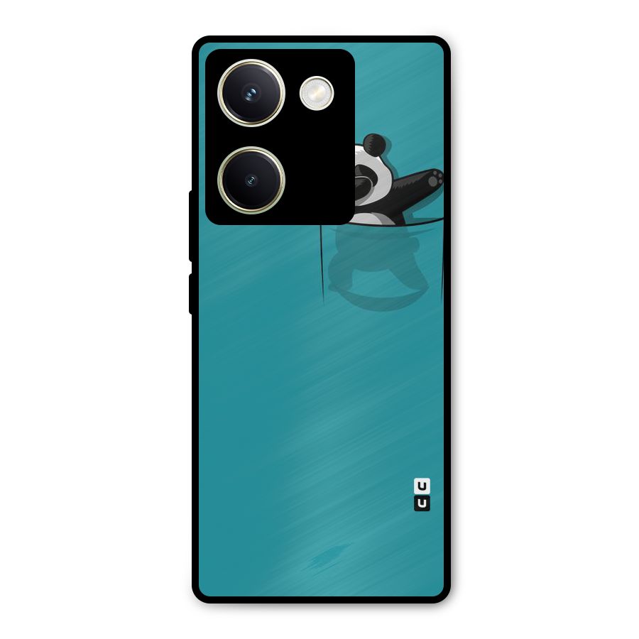 Panda Dabbing Away Metal Back Case for Vivo Y200 Pro