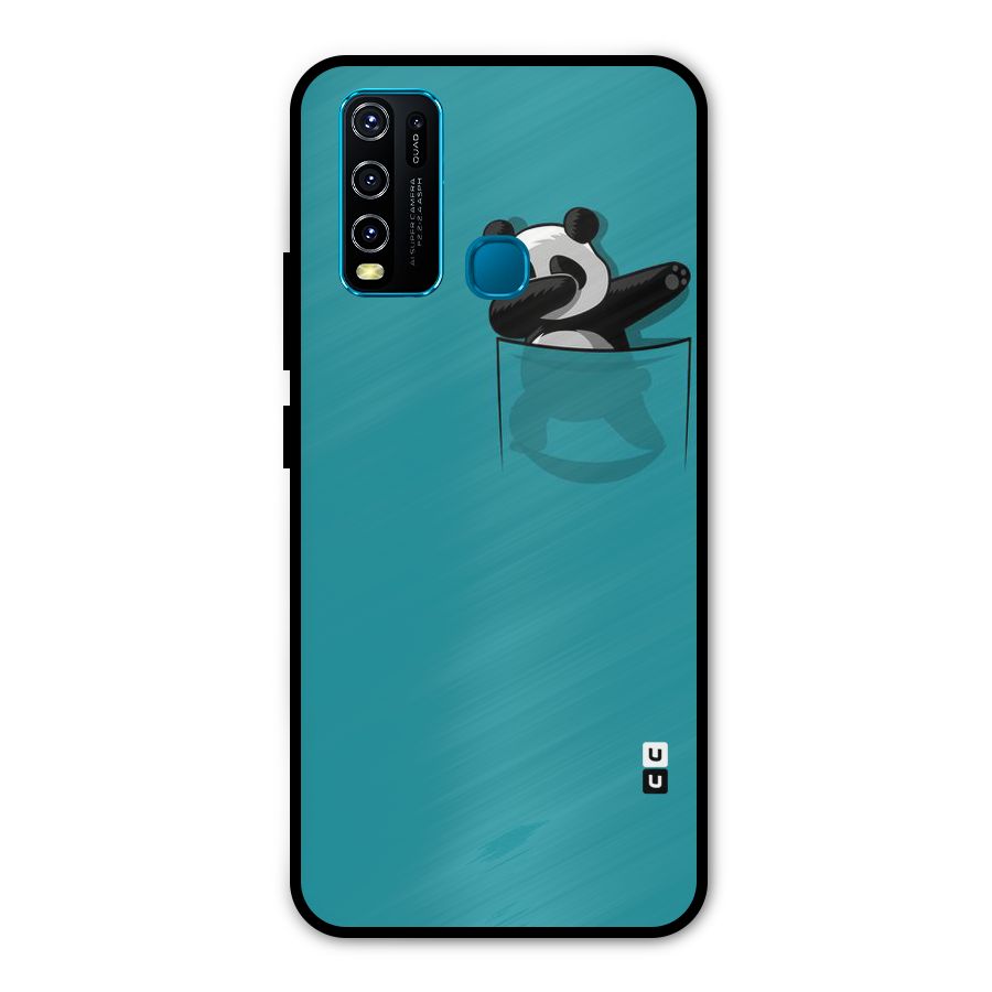 Panda Dabbing Away Metal Back Case for Vivo Y30