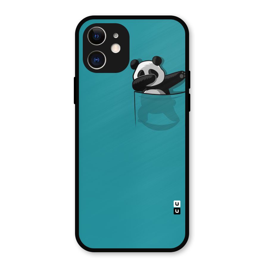 Panda Dabbing Away Metal Back Case for iPhone 12