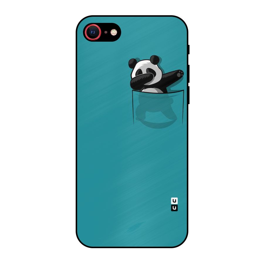 Panda Dabbing Away Metal Back Case for iPhone 7