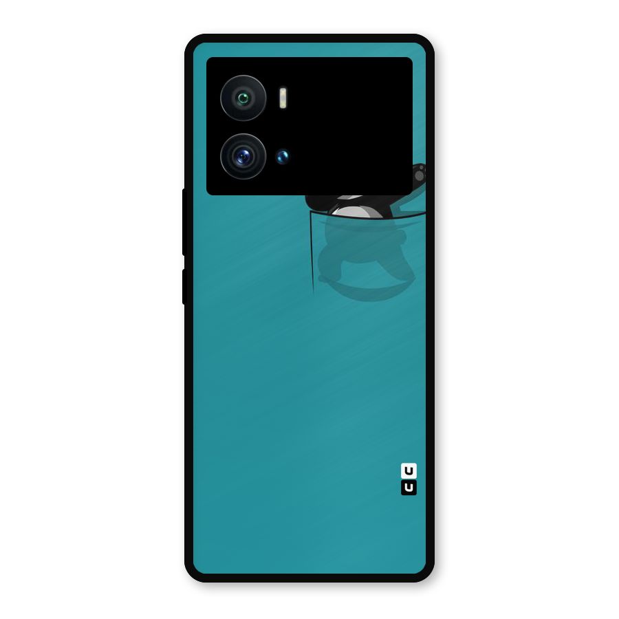 Panda Dabbing Away Metal Back Case for iQOO 9 Pro