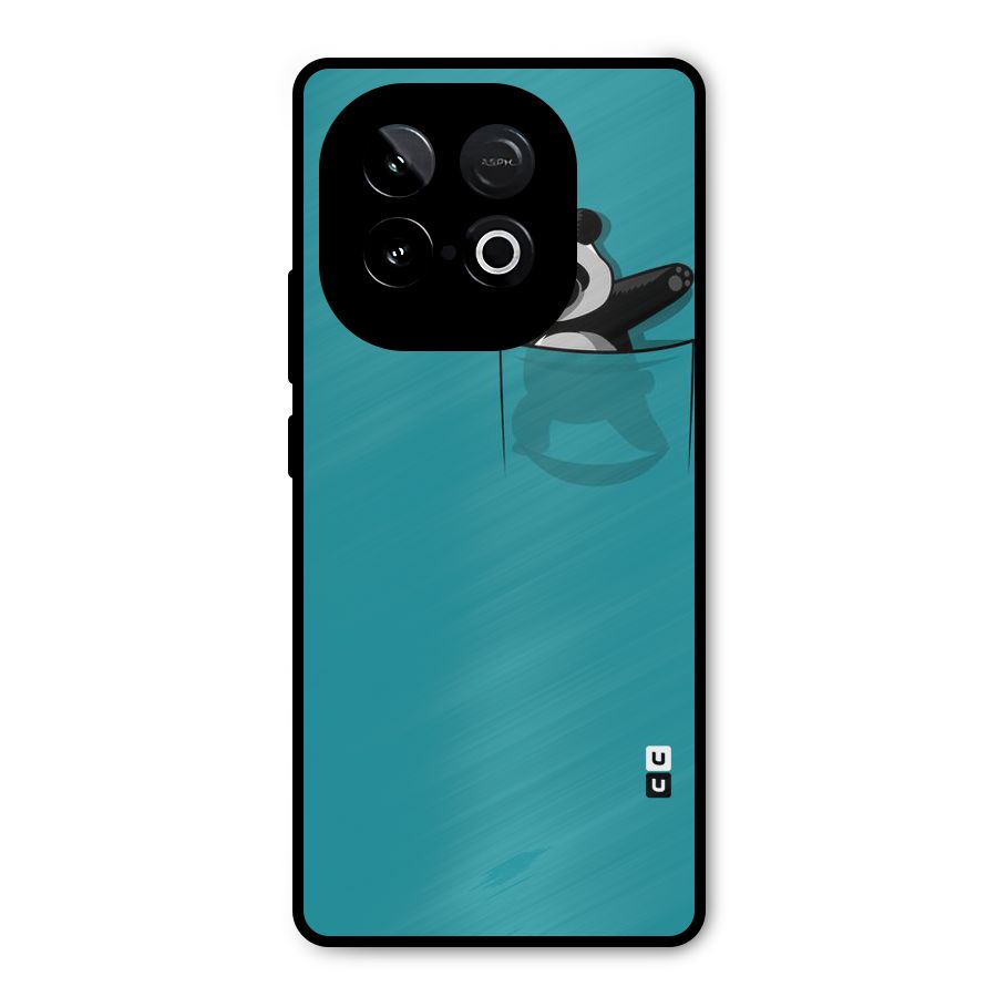 Panda Dabbing Away Metal Back Case for iQOO Neo 10