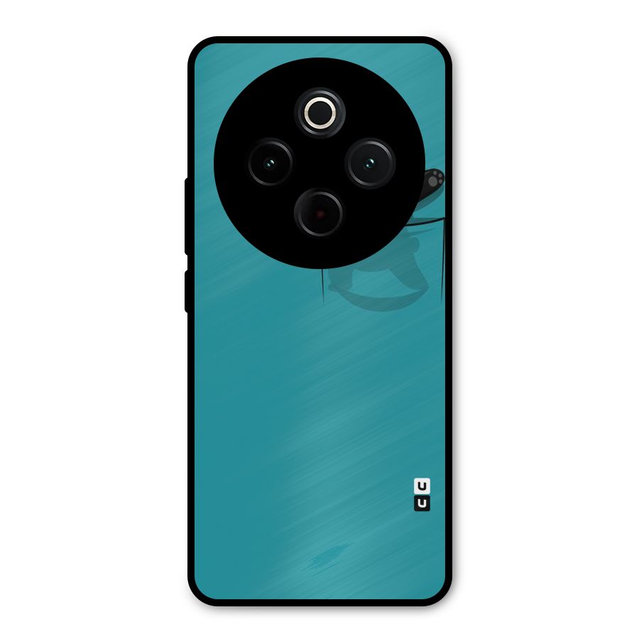 Panda Dabbing Away Metal Back Case for iQOO Z10