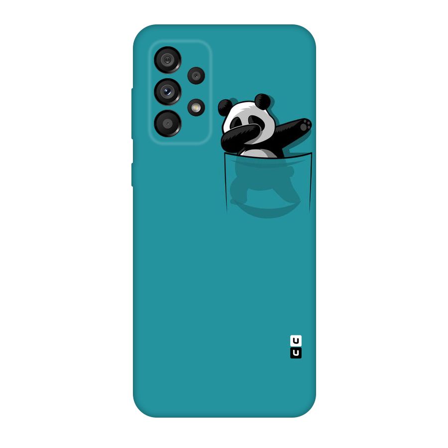 Panda Dabbing Away Original Polycarbonate Back Case for Galaxy A73 5G