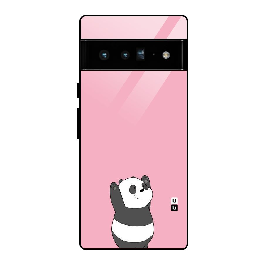 Panda Handsup Glass Back Case for Google Pixel 6 Pro