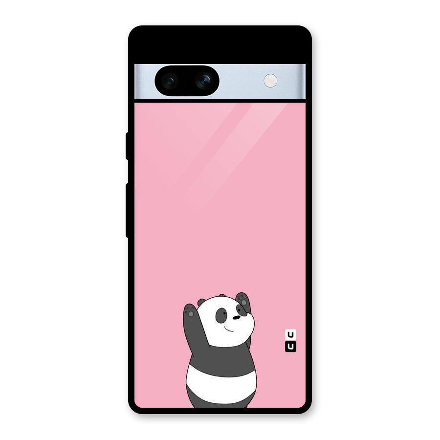 Panda Handsup Glass Back Case for Google Pixel 7a