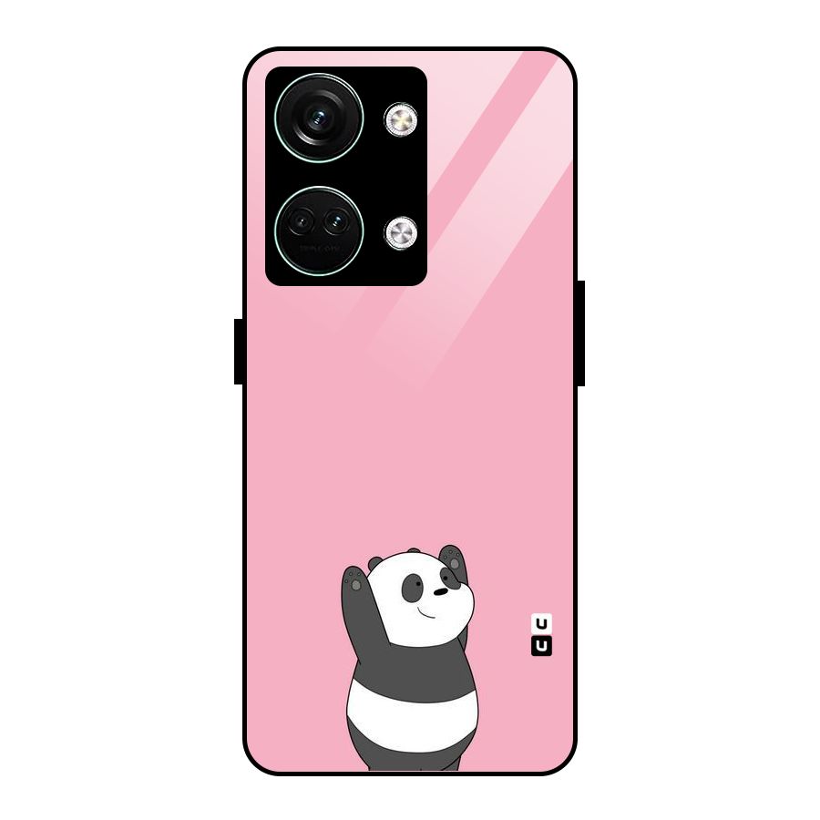 Panda Handsup Glass Back Case for Oneplus Nord 3