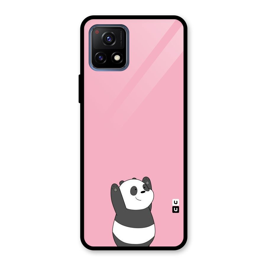 Panda Handsup Glass Back Case for Vivo Y72 5G