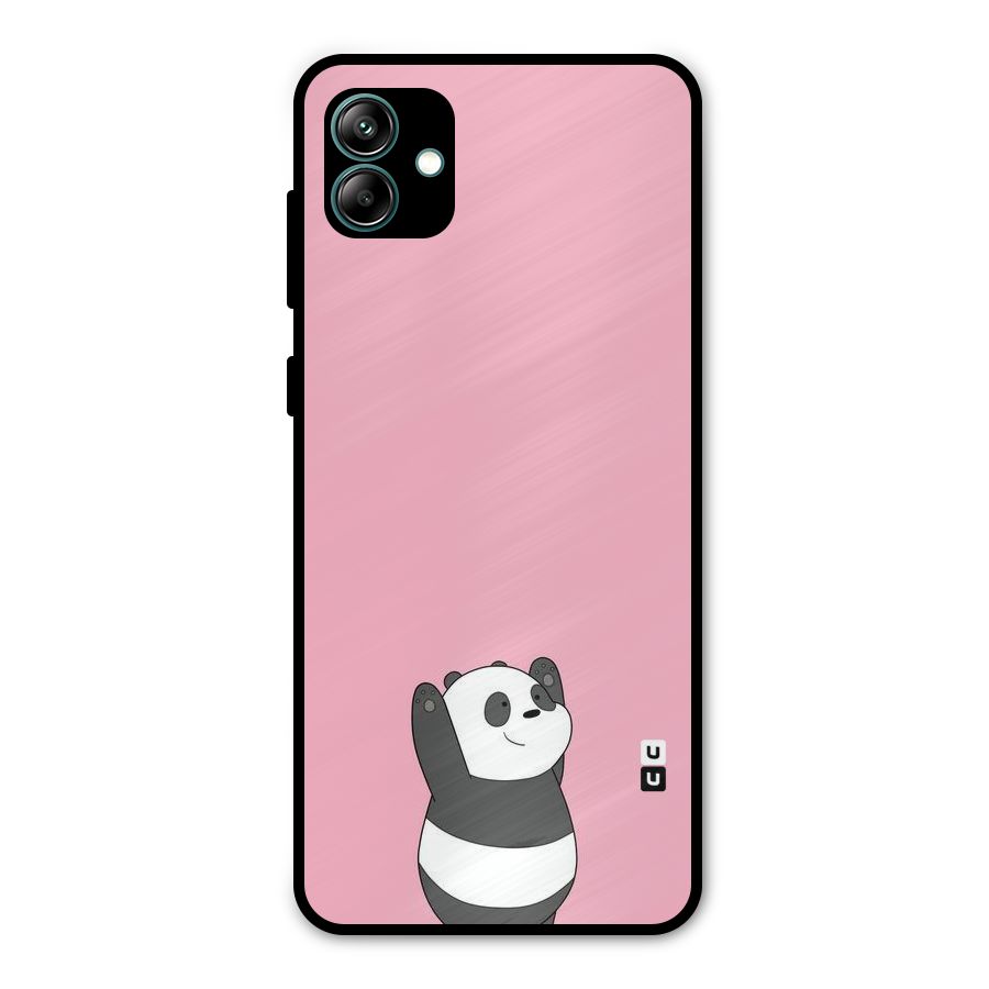 Panda Handsup Metal Back Case for Galaxy A04