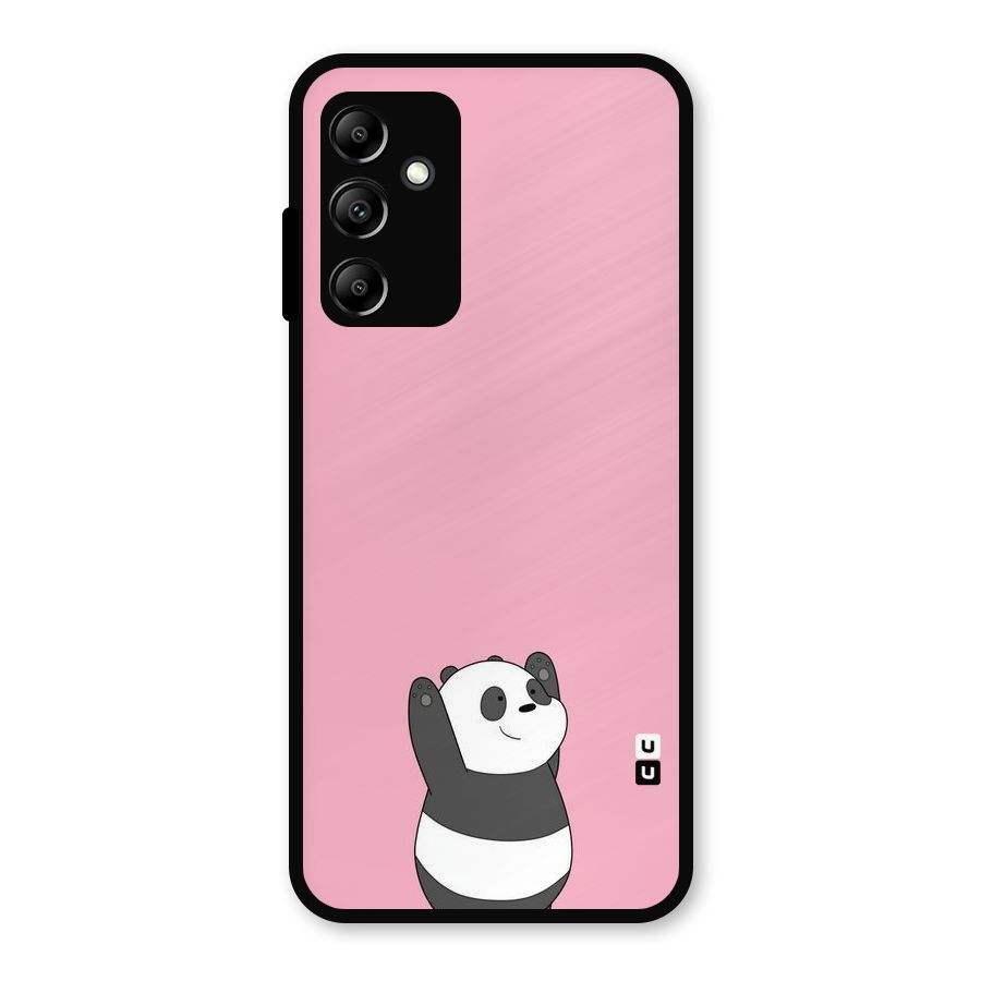 Panda Handsup Metal Back Case for Galaxy A14 5G