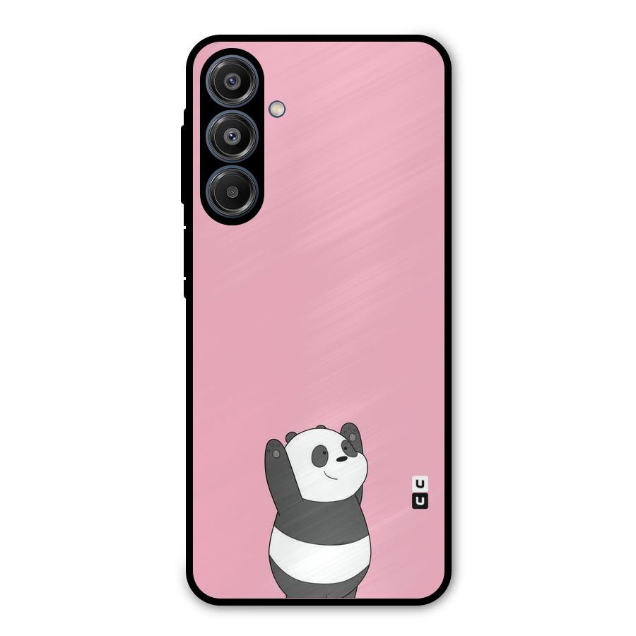 Panda Handsup Metal Back Case for Galaxy A16 5G