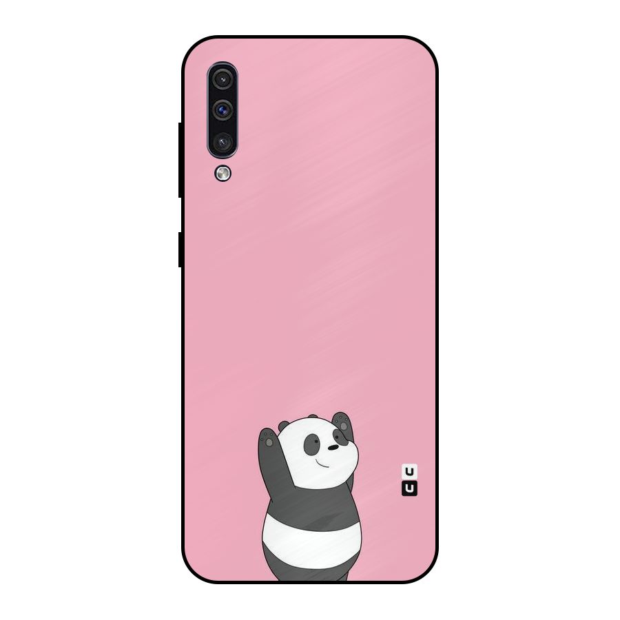 Panda Handsup Metal Back Case for Galaxy A30s