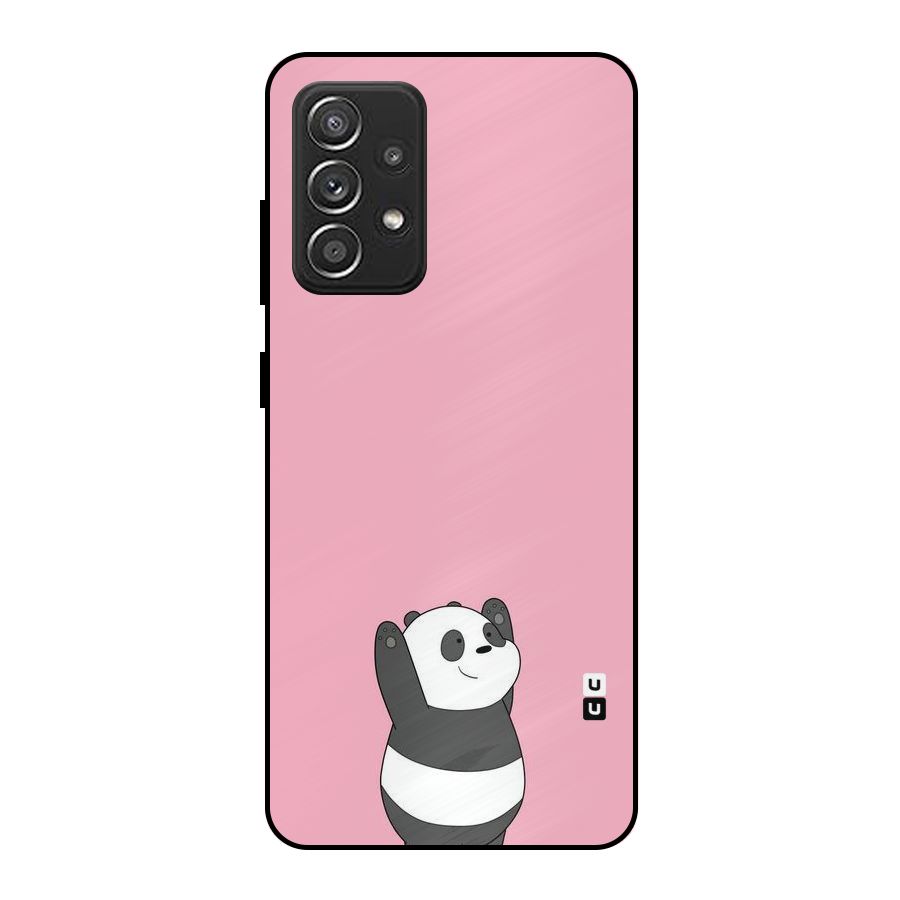 Panda Handsup Metal Back Case for Galaxy A52