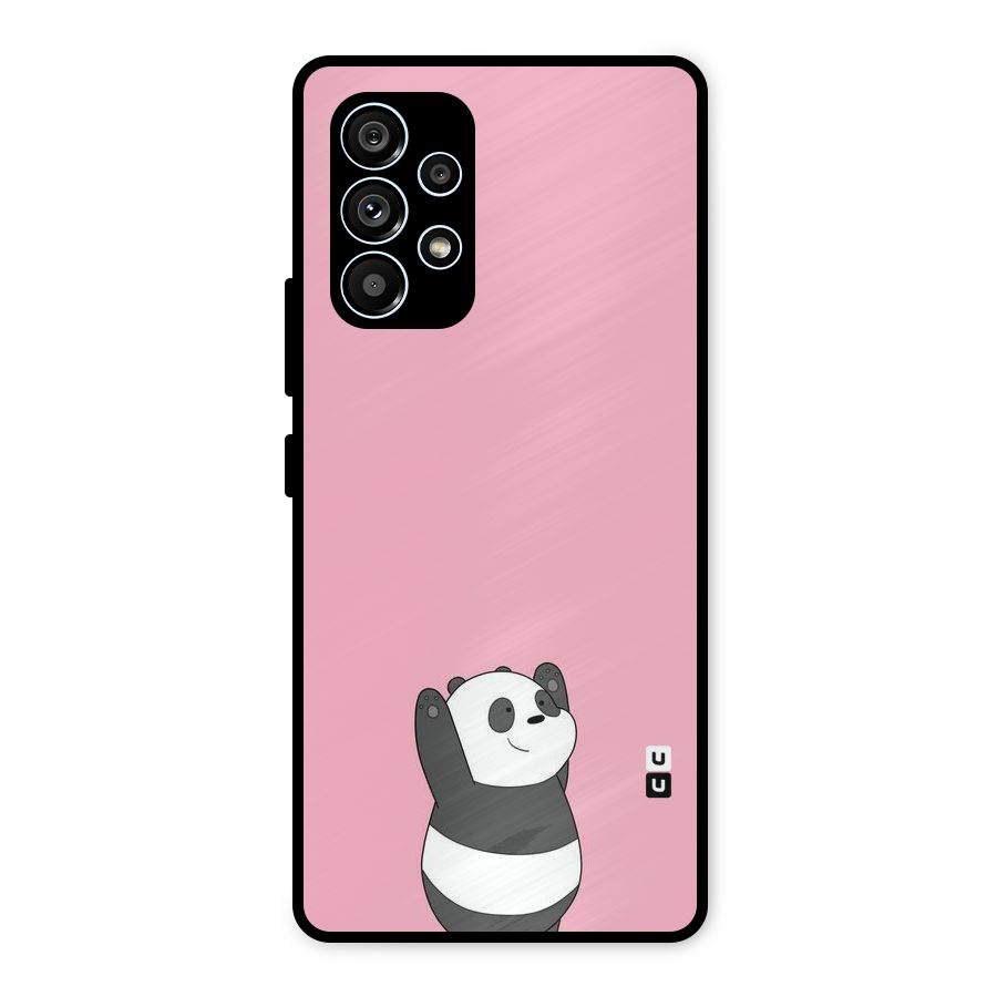 Panda Handsup Metal Back Case for Galaxy A53 5G