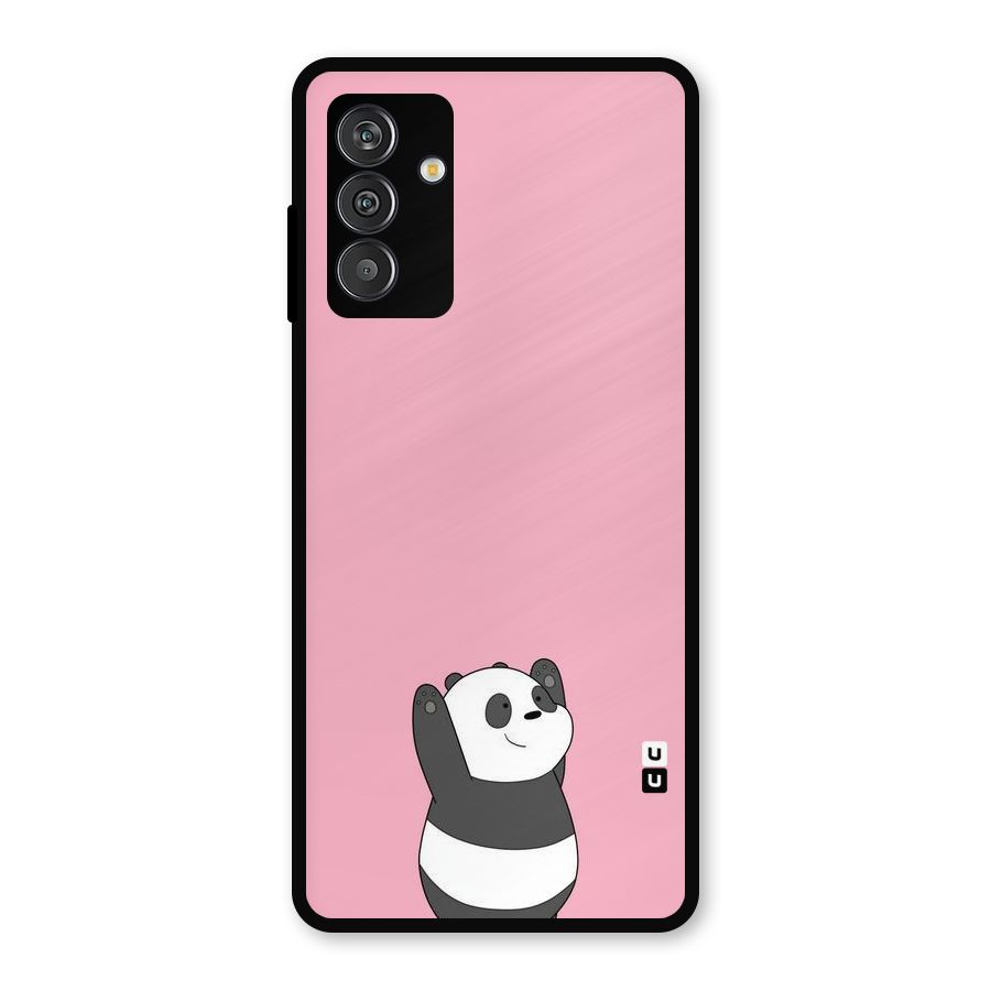 Panda Handsup Metal Back Case for Galaxy F13