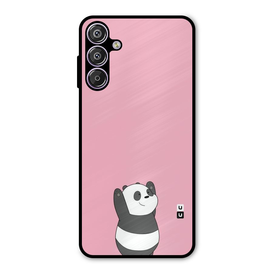 Panda Handsup Metal Back Case for Galaxy M15