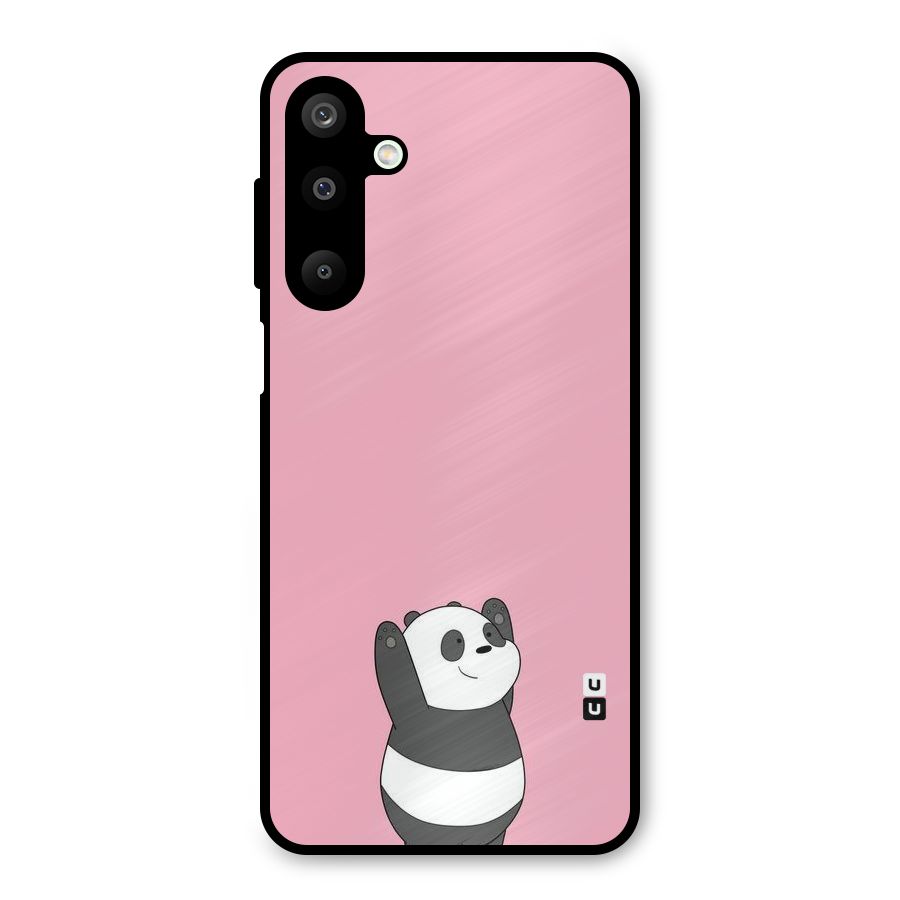 Panda Handsup Metal Back Case for Galaxy M16