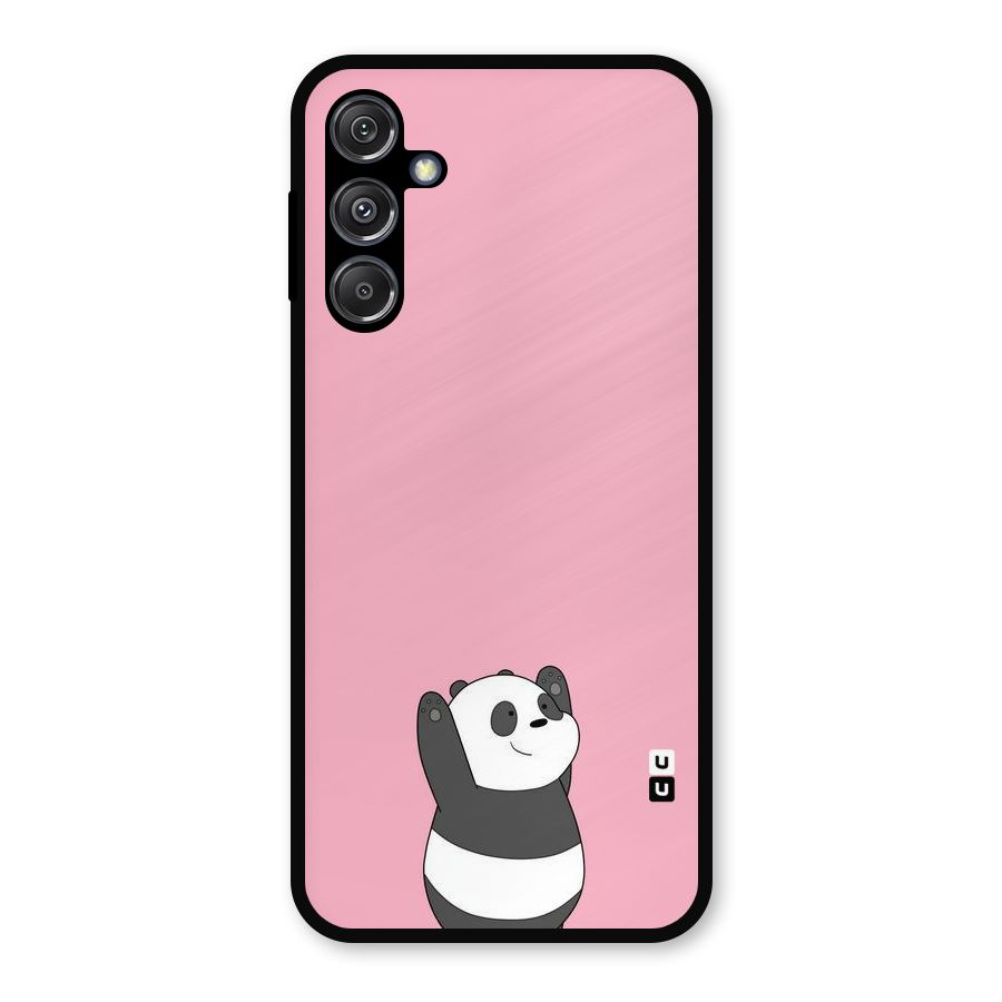 Panda Handsup Metal Back Case for Galaxy M34 5G