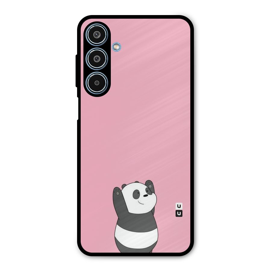 Panda Handsup Metal Back Case for Galaxy M35